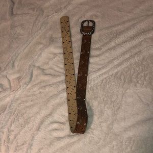 Bling brown belt